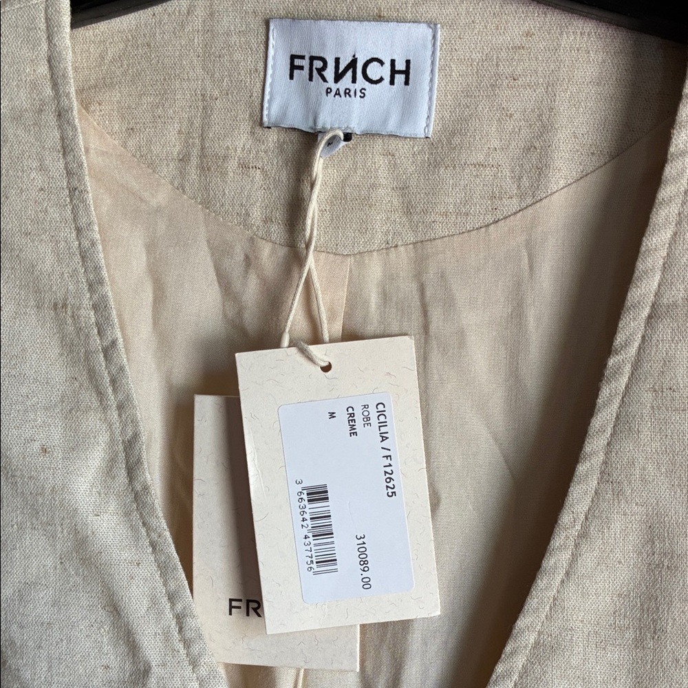 Vince Beige Button-Down Mini Dress - Picture 4 of 8
